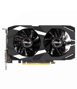 ASUS Dual GeForce GTX 1650 OC Edition 4GB GDDR5 (O4GD6-P) Graphics Card (Pre-owned)