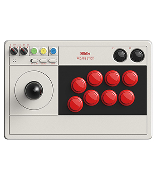 8BitDo (80FE) Bluetooth Arcade Stick for Nintendo Switch, PC (Pre-owned)