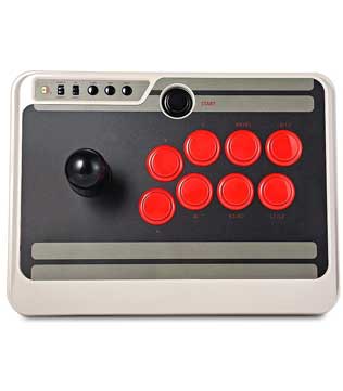 8Bitdo N30 Customizable Bluetooth Arcade Stick with Turbo for Nintendo Switch, PC, Mac and Android Phone (Pre-owned)