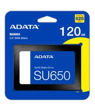 AData Ultimate 2.5 Inch 120GB (ASU650SS-120GT) Solid State Drive (Pre-owned)