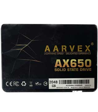 AARVEX 2TB 2.5Inch Internal Solid State Drive (Pre-owned)