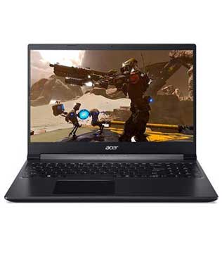 ACER Aspire 7 A715-42G, 15.6 Inches, AMD Ryzen 5 5500U, 8 GB RAM, 512 GB SSD, NVIDIA GeForce GTX 1650, Black Laptop (Pre-owned)