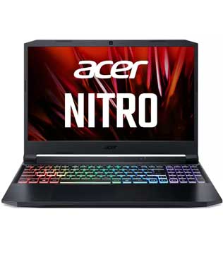 ACER NITRO AN515-45-R302, 15.6 inch, AMD Ryzen 9 5900HX, 16GB RAM, 256GB SSD, 1TB HDD, NVIDIA RTX 3070 8GB Graphics, Windows 11 Home, Black Laptop (Pre-owned)