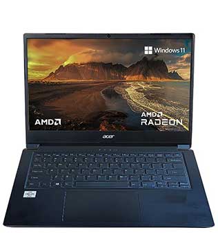 ACER One 14Z2-493, 14 Inch, AMD Athlon PRO 3045B with Radeon, 8 GB RAM, 256 NVMe SSD, 500GB HDD,Black Laptop (Pre-owned)