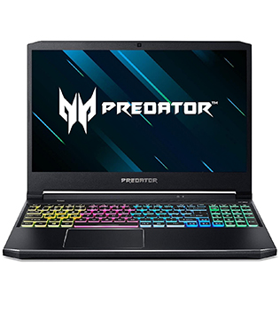 ACER Predator PT315-51, 15.6 Inches, Intel(R) Core(TM) i5-9300H CPU @2.40GHz, 16 GB RAM, 256 GB NVME SSD & 1 TB HDD, NVIDIA GeForce GTX 1650, Abyssal Black Laptop (Pre-owned)