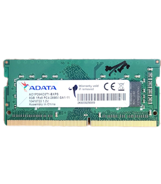 ADATA 8GB DDR4 2666MHz (AO1P26KC8T1-BPXS) Laptop RAM (Pre-owned)
