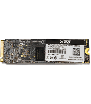 ADATA XPG SPECTRIX S40G RGB 256GB M.2 NVME (AS40G-256GT-C) Solid State Drive (Without Heatsink) (Pre-owned)