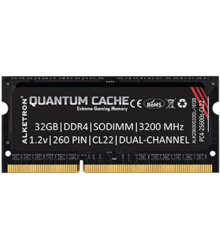 ALKETRON Quantum Cache 32GB DDR4 3200MHz Laptop RAM (Pre-owned)