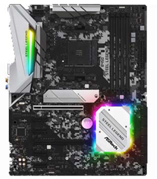 ASRock B450 Steel Legend Motherboard (Pre-owned)