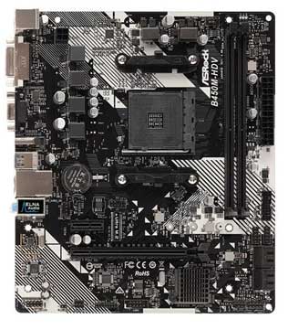 ASRock B450M-HDV R4.0 Motherboard (Pre-owned)