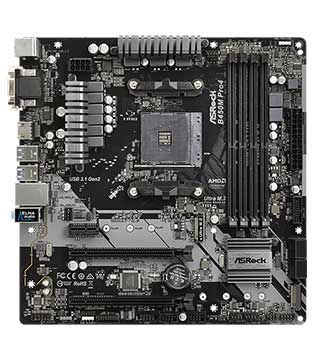 ASRock B450M Pro4 Motherboard (Pre-owned)