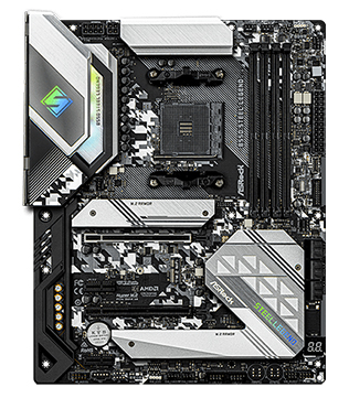 ASRock B550 Steel Legend Motherboard (Pre-owned)