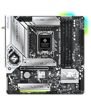 ASRock B760M Steel Legend Wifi Motherboard (Pre-owned)