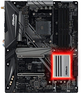 Asrock X470 Master SLI/AC Motherboard (Audio Not Working) (Pre-owned)