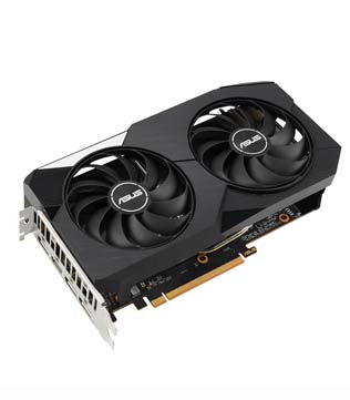 ASUS AMD Radeon RX 6600 8GB GDDR6 (DUAL-RX6600-8G) Graphics Card (Pre-owned)