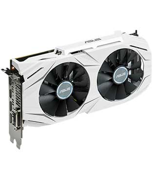 ASUS Dual GeForce GTX 1070 8GB GDDR5 (GTX1070-8G) Graphics Card (Pre-owned)