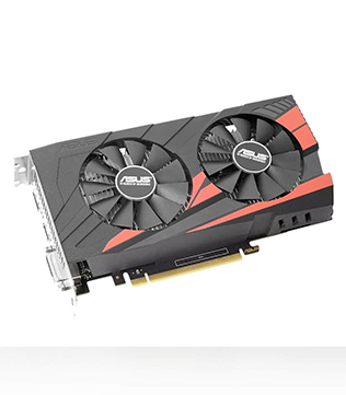 ASUS Expedition GeForce GTX 1050Ti 4GB GDDR5 OC Edition (EX-GTX1050TI-O4G) Graphics Card (Pre-owned)