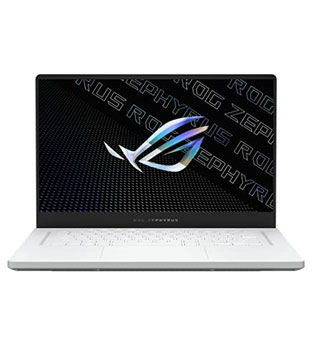 ASUS ROG Zephyrus G15 GA503QR, 15.6 Inches, AMD Ryzen 9 5900HS with Radeon Graphics @3.30 GHz, 16 GB RAM, 1 TB NVME SSD, NVIDIA GeForce RTX 3070, White Laptop (Pre-owned) (Minor Wear and Tear)