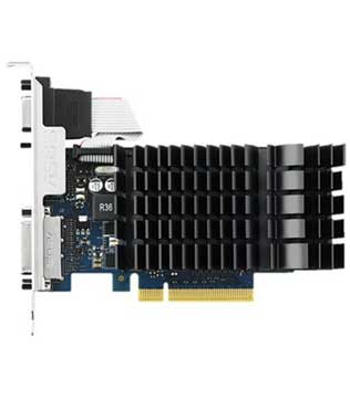 ASUS GeForce GT 730 2GB GDDR5 (GT730-SL-2GD5-BRK) Graphics Card (Pre-owned)