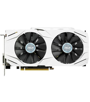ASUS GeForce GTX 1060 OC Edition 6GB GDDR5 (DUAL-GTX1060-O6G) Graphics Card (Pre-owned)