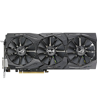ASUS GeForce GTX 1080 8GB GDDR5 (STRIX-GTX1080-A8G-GAMING) Graphics Card (Pre-owned)