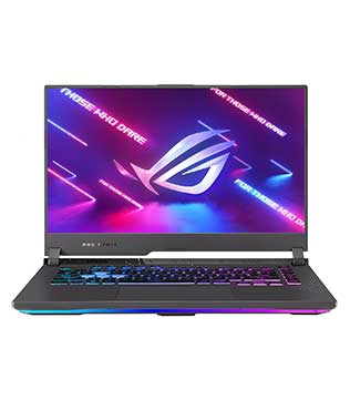 ASUS ROG Strix G513RM, 15.6 Inches, AMD Ryzen 7 6800H with Radeon Graphics @3.20 GHz, 16 GB RAM, 1 TB NVME SSD, NVIDIA GeForce RTX 3060, Eclipse Gray Laptop (Pre-owned)