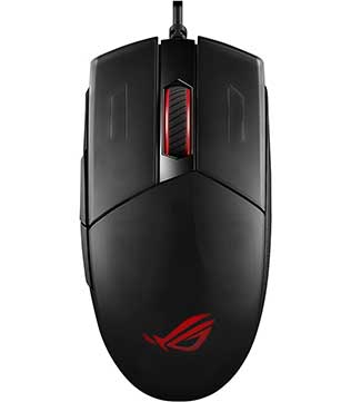 ASUS ROG Strix Impact II Wired Optical Ambidextrous USB Gaming Mouse (Black) (Pre-owned)