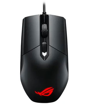 ASUS ROG Strix Impact Wired Ambidextrous Optical Gaming Mouse (Black) (Pre-owned)