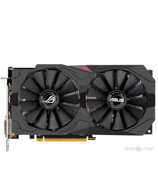 ASUS ROG Strix Radeon RX570 8GB Gaming OC GDDR5 (ROG-STRIX-RX570-O8G-GAMING) Graphics Card (Pre-owned)