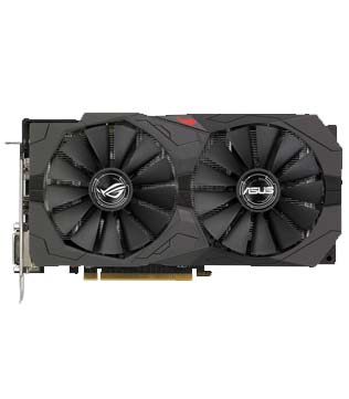 ASUS ROG Strix Radeon Rx 570 4 GB Gaming OC Edition GDDR5 (ROG-STRIX-RX570-O4G-GAMING) Graphics Card (Pre-owned)