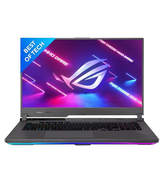 ASUS ROG Strix G713RC, 17.3 Inches, AMD Ryzen 7 6800H with Radeon Graphics @3.20 GHz, 32 GB RAM, 512 GB NVME SSD, NVIDIA GeForce RTX 3050, Eclipse Gray Laptop (Pre-owned)