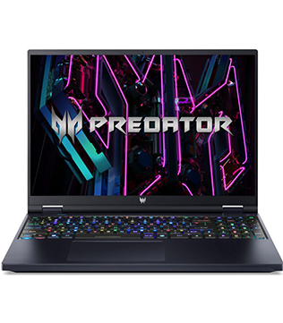 ACER Predator PH16-71 , 16 Inches, 13th Gen Intel(R) Core(TM) i9-13900HX @2.20 GHz, 16 GB RAM, 1 TB NVME SSD, NVIDIA GeForce RTX 4070 , Abyssal Black Laptop (Pre-owned)