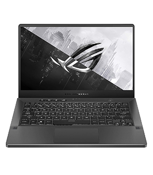 ASUS ROG Zephyrus G14 GA401II , 14 Inches, AMD Ryzen 5 4600HS with Radeon Graphics @3.00 GHz, 8 GB RAM, 500 GB NVME SSD, NVIDIA GeForce GTX 1650 Ti, Gray Laptop (Pre-owned)