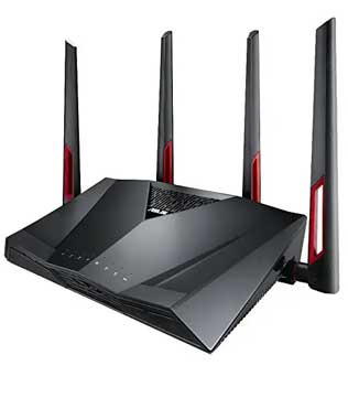ASUS RT-AC88U AC3100 Wireless Dual Band Gigabit Router (Pre-owned)