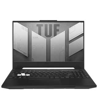 ASUS TUF DASH F15 FX517Z, 15.6 Inches, 12th Gen Intel Core i5-12450H 2.00 GHz, 8 GB RAM, 512 GB NVME SSD, NVIDIA GeForce RTX 3050, Black Laptop (Minor Wear and Tear) (Pre-owned)