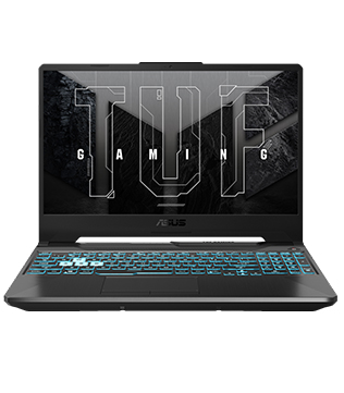 ASUS TUF Gaming F15 FX506HF, 15.6 Inches, 11th Gen Intel(R) Core(TM) i5-11260H @ 2.60GHz, 16 GB RAM, 512 GB NVME SSD, NVIDIA GeForce RTX 2050, Black Laptop ( 2 White Spot On Display) (Pre-owned)