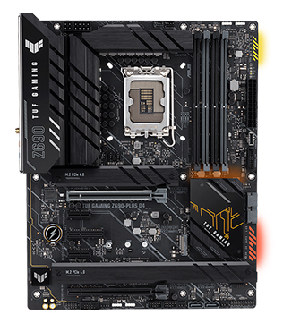 ASUS TUF Gaming Z690-PLUS D4 (Black) Motherboard (Pre-owned)