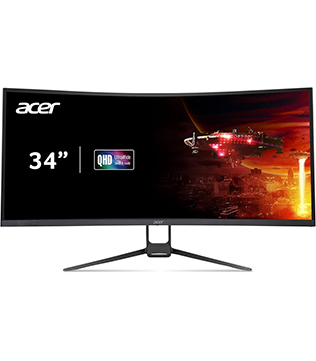 Acer Nitro 34 Inch ED343CUR UWQHD Monitor (Pre-owned)