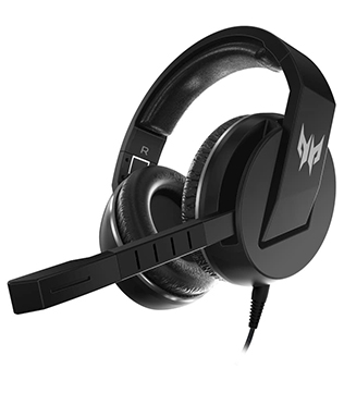 Acer Predator Galea 311 Wired On Ear Headphone with Mic (Black) (Pre-owned)