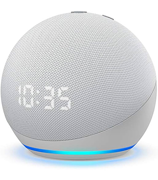 Amazon Echo Dot (4th Gen 2020 Release) With Clock (Blue) (Pre-owned)