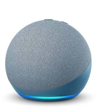 Amazon Echo Dot (4th Gen) (Blue) Alexa Built-in Smart Speaker (Pre-owned)
