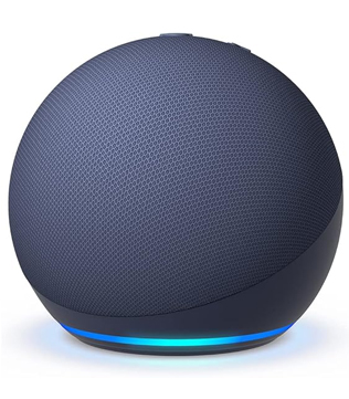 Amazon Echo Dot (4th Gen) (Deep Sea Blue) Alexa Built-in Smart Speaker (Pre-owned)