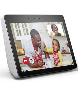 Amazon Echo Show (2nd Gen) Premium 10.1 inch HD Smart Display with Alexa (Sandstone Color) (Pre-owned)