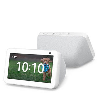 Amazon Echo Show 5 White (2nd Gen, 2021 Release) Screen, Crisp Sound and Alexa (5.5 inch screen, 2MP camera) (Pre-owned)