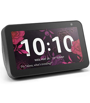 Amazon Echo Show 5 Black (1st Gen, 2019 Release) Smart Speaker & Display with Alexa (5.5" screen, 1MP camera) (Pre-owned)