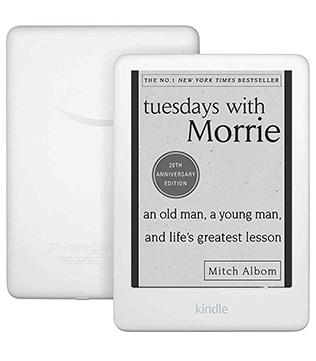 Amazon Kindle (10th Gen) 4 GB 6 inch Wi-Fi Only (White) (Pre-owned)