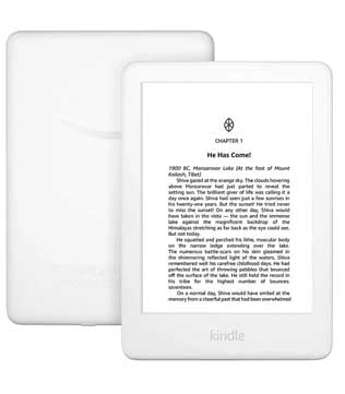 Amazon Kindle (8th Gen) 4GB 6 inch Wi-Fi Only (White) (Pre-owned)