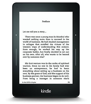 Amazon Kindle Voyage (7th Gen) 4GB Wi-Fi + 3G (Black) (Pre-owned)