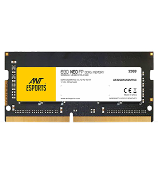 Ant Esports 690 Neo FP 32GB DDR5 5200 MHz (AE32GD5S52M16C) Laptop RAM (Open Box)