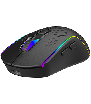 Ant Esports GM700 Rechargeable with Honeycomb Shell Wireless Optical Gaming Mouse (Pre-owned)